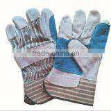 Natural Color WESTERN EUROPE Double Palm Work Gloves Safety Gloves Leather thumbnail-5