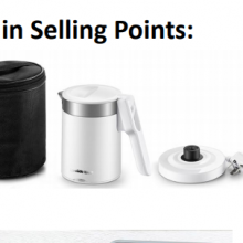 0.6L Travel Electric Kettle 304 thumbnail-1