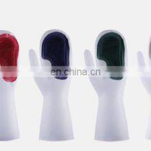 Farming Warehouse Gardening Work PVC Palm Dotted Canvas Long Sleeve Industrial Gloves thumbnail-3
