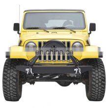 Auto Car Accessories Front Bumper With D-rings For TJ Black Front Bumper Guard For Jeep Wrangler YJ 87-06 thumbnail-4