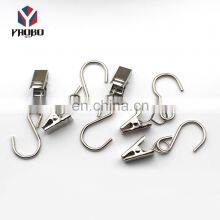 Shower Living Room Curtain Pole Rings Accessary Metal Curtain Clip Hook With Clips Metal thumbnail-2
