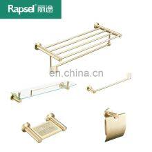 Hot Sale gold Sanitary Ware Suite Modern Home Bathroom Accessories Decorative Bath Accessory Set