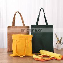 Heavy Duty Cotton Fabric Grocery Packaging 100 Bag Logo Print Black Sublimation Blank Cotton Tote Bag thumbnail-3