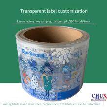 Self-adhesive Printing Factory, Chu Xian Food Label Outer Packaging Stickers, Roll Pet Transparent Color Custom Factory thumbnail-1
