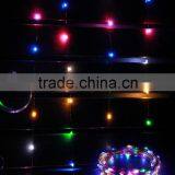 DC12V 10m rf Remote Control Colorful Wire Copper Led String Lights Kit thumbnail-4