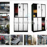 6 Section Home Furniture 2 Tier Steel Locker Changing Room Shower Clothing Storage Locker thumbnail-5