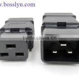 Practical Cost-effective IEC 320 C20 Power Adapter Male Plug Rewirable Female Connector Socket