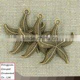 Factory Direct Sale Starfish Zinc Alloy Pendant thumbnail-3