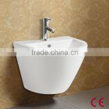 Wall Mounted Bathroom Semi Pedestal Basin thumbnail-5