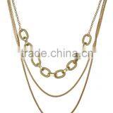 Layered Mulit Metal Strand/String Necklace thumbnail-3