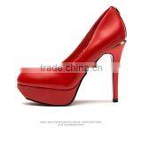 Brand Name Dressy Red High Heel Wedding Shoes thumbnail-3