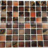 12''X12'' tumbled mosaic 300X300 mix color red