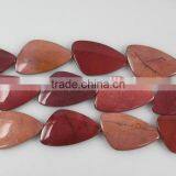 Semi-Precious Stone Pink Opal Triangle Natural Gemtone Loose Beads thumbnail-5