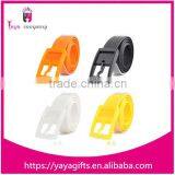 Candy Colors Ladies Silicone Rubber Belts thumbnail-4