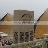 Steel Structure Glass Wall Building Mall in Emirate