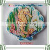 Polyresin Shell Shape Sea Horse Fridge Magnet thumbnail-1
