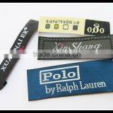 Fancy End Flod Left+Right Woven Lable for Clothing thumbnail-1