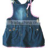 School Girls Denim Dress thumbnail-1
