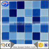 Parquet Feature and Irregular Shape Water Jet Glass Mosaic thumbnail-1