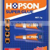 1g*2pcs/card Aluminum Tube Super Glue(Double Blister)