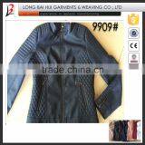 Lady fashion 7 colors pu/leather jacket stock for South America