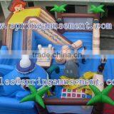 Kids Jumping Castle Inflatable Fun City With Slide for Sale SP-FC053