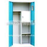 Stainless Steel Product Cyan Swing Door Jewelry Storage Cabinet Office Furniture
