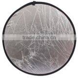 40cm 2 In1 Round Golden and Silver Collapsible Flash Photo Studio Light Reflector thumbnail-4