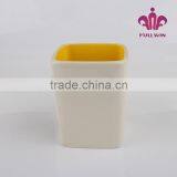 White Ceramic Mug Ceramic Fondue Mug thumbnail-4