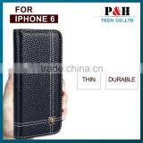 Genuine Leather Wallet Case For Apple IPhone 6 / Plus, Flip Leather Case For IPhone6 thumbnail-3