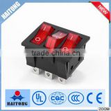 250V 6 pin micro switch rocker switches with led