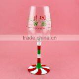 High Quality Champang Wine Glass With Painting Hot Sale thumbnail-6