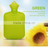 Hot Multifunctional Baby PVC Warm Water Bottle 750ml Green Anti-scald