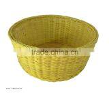 yellow rattan bowl for your kitchen