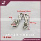 Small Swivel Snap Hook Shiny Silver Hook thumbnail-1