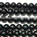 12mm Round Nice Looking Black Freshwater Loose Pearl Beads thumbnail-1