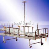 steel pipe double-function manual bed