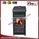 Freestanding maximum output 8 KW wood stove