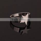 Hot Sale Stainless Steel Star Rings thumbnail-1