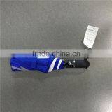 Auto Umbrella 3 Fold Two Tone Umbrella With Finger Handle thumbnail-1