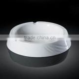 H5485 wholesaler customer design oem porcelain ashtray white