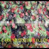 KS KOREA HIGH QUALITY BURNOUT N/P VELVET WITH PAPER PRINT FABRIC thumbnail-3