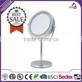 7 Inch Round Light Free Standing Mirror