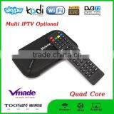 1080P Quad Core Amlogic S805 Android DVB-T2 TV BOX Smart Hybrid Set-top Box thumbnail-4