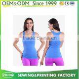 OEM Dry Fit Sports Wear Plain Gym Yoga Tank Top/blue Vest/singlet Women by Guangzhou Garment thumbnail-1