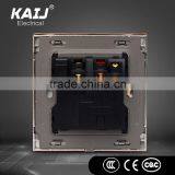 2016 New Design Wall Mounted Luxury Light 13a Single One Gang 3 Pin Universal Switch Socket for Home Hotel thumbnail-3