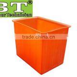 PE Plastic small square bucket aquaculture drum storage container