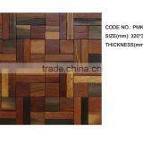 Wood Material Mosaic Tile (PMK12)