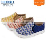 Choozii Normal Classic Pattern Slip-on Children Wholesale Canvas Shoes