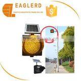 300mm Yellow Flash Led Solar Traffic Warning Light
